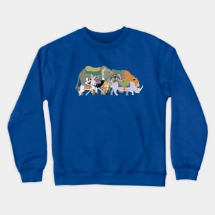 Herd of Carousel Animals Crewneck Sweatshirt